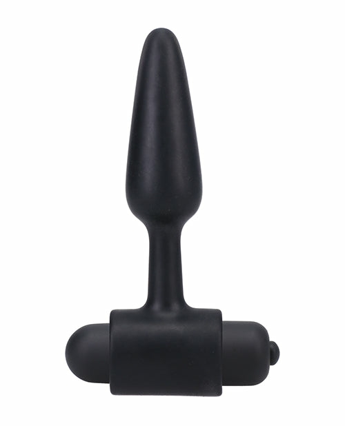 3″ Vibrating Butt Plug – Black With 10-Function Bullet Anal Vibrators