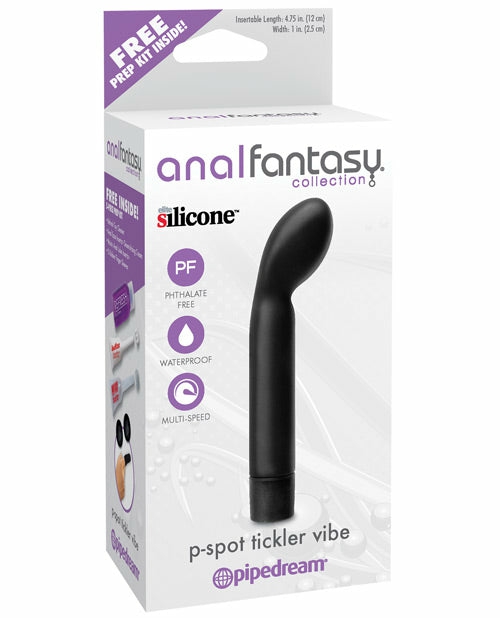 Anal Fantasy Collection P Spot Tickler Vibe – Black Anal Vibrators