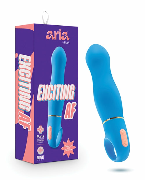 Aria Exciting Af: Ultimate Pleasure Experience In Blue G-Spot Vibrators