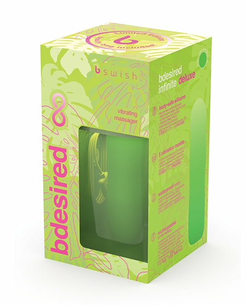 Bdesired Infinite Deluxe Le Paradise Vibrator In Green G-Spot Vibrators