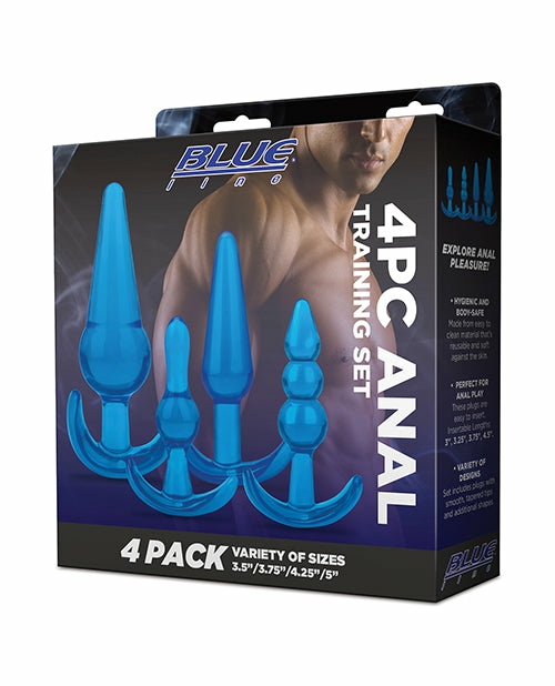 Blue Line C & B 4Pc Anal Training Set Dongs & Dildos