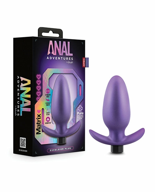 Blush Anal Adventures Matrix Excelsior Plug – Astro Violet Anal Vibrators