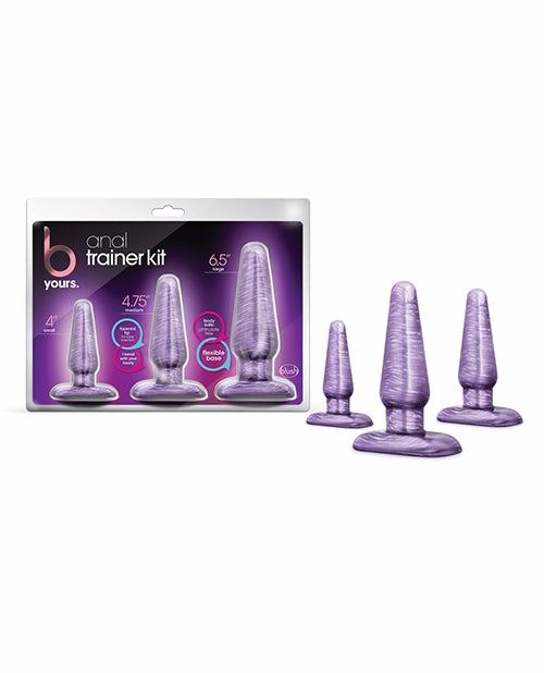 Blush B Yours Purple Swirl Anal Trainer Kit: Your Path To Intimate Adventures Dongs & Dildos