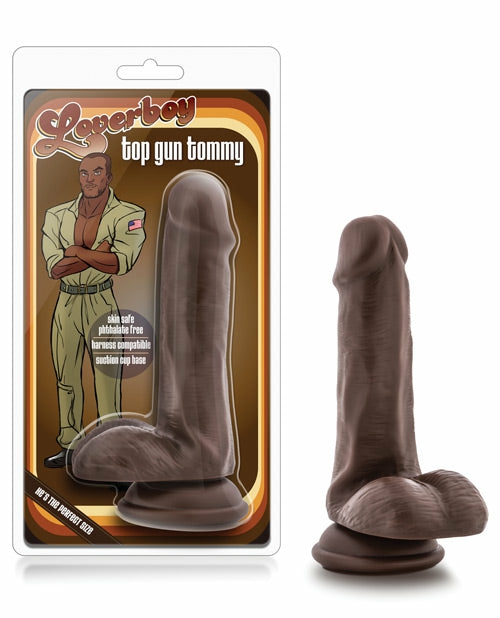 Blush Coverboy Top Gun Tommy 6″ Realistic Cock – Chocolate Dongs & Dildos