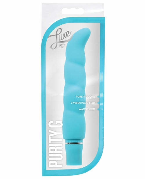 Blush Luxe Purity G Silicone Vibrator – Elegant Pleasure G-Spot Vibrators