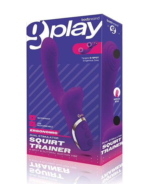 Bodywand G-Play Dual Stimulation Squirt Trainer – Purple Clitoral Vibrators