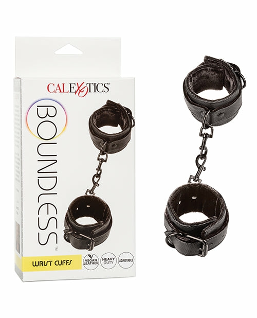 Boundless Black Swivel Wrist Cuffs Bondage - Bdsm