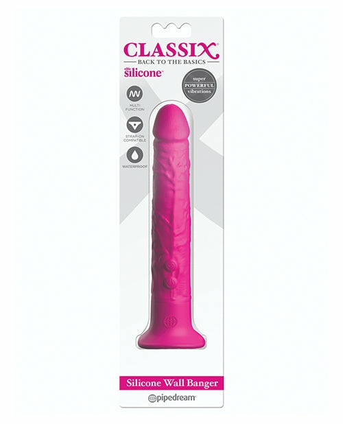 Classix Wall Banger 2.0 Pink Silicone Dildo – Your Ultimate Pleasure Partner Dongs & Dildos