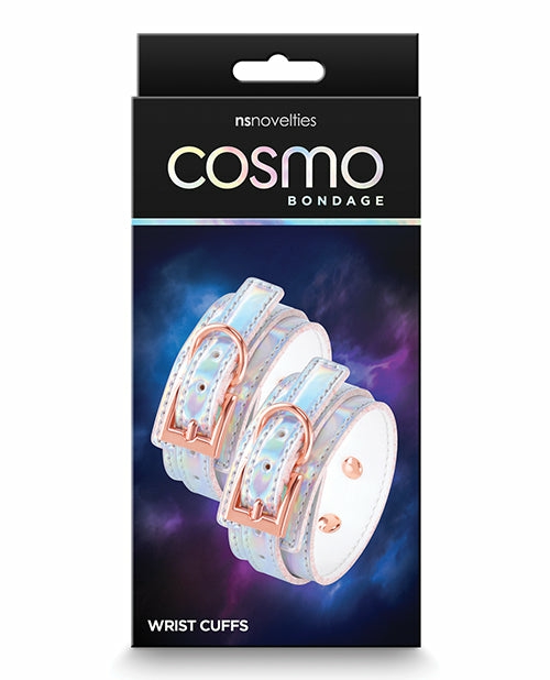 Cosmo Rainbow Sparkle Bondage Wrist Cuffs Bondage - Bdsm