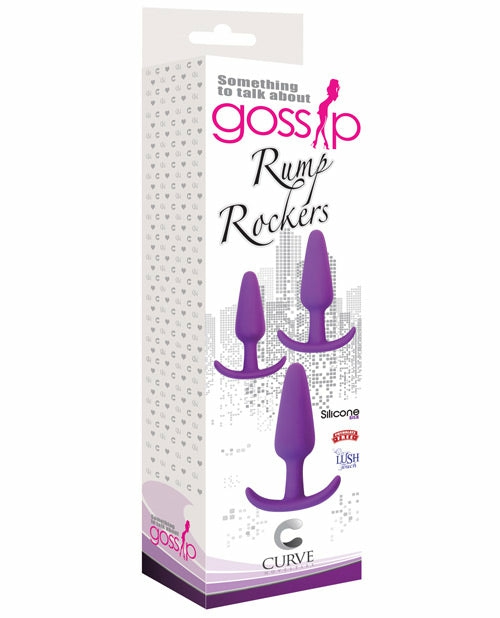 Curve Novelties Gossip Rump Rockers 3-Piece Anal Plug Trainer Set Dongs & Dildos