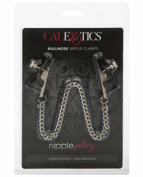 Customisable Silver Nipple Clamps By Nipple Play Bull Nose Nipple Jewelry Bondage - Bdsm