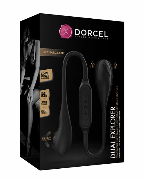 Dorcel Dual Explorer Double Ended – Black: Ultimate Pleasure Stimulator Dongs & Dildos