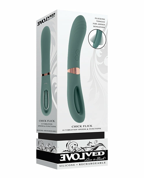 Evolved Chick Flick G-Spot Vibrator – Teal G-Spot Vibrators