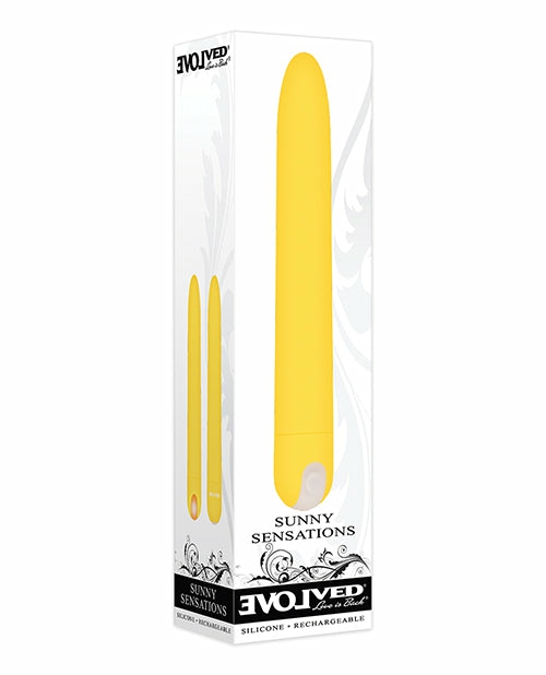 Evolved Sunny Sensations – Yellow Rechargeable Waterproof Vibrator Classic Vibrators