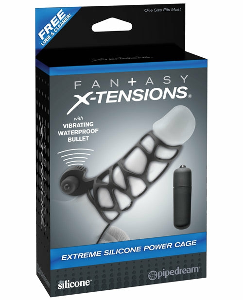 Fantasy X-Tensions Extreme Silicone Power Cage: Pleasure Upgrade For Men