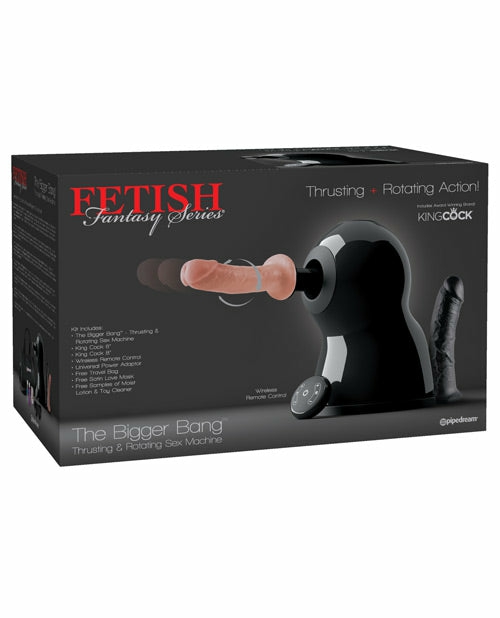 Fetish Fantasy Series Bigger Bang Thrusting & Rotating Sex Machine Bondage - Bdsm