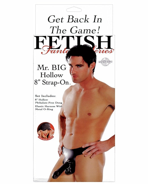 Fetish Fantasy Series Mr. Big 8″ Hollow Strap-On Kit: Unleash Your Desires Dildo Harness