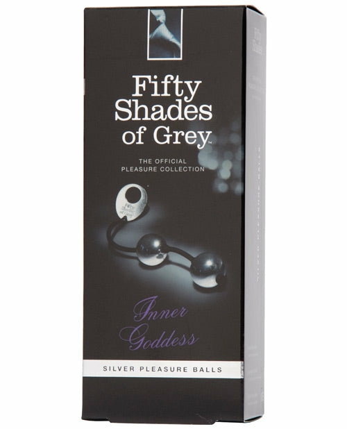 Fifty Shades Of Grey Inner Goddess Silver Metal Pleasure Balls Fifty Shades Of Grey