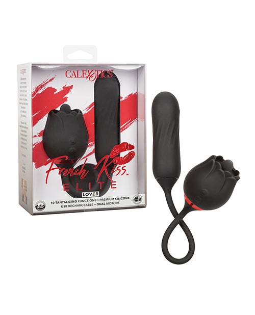 French Kiss Elite Lover: 10-Function Silicone Massager Clitoral Vibrators