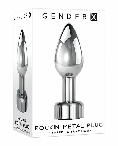 Gender X Rockin Metal Plug – Chrome Anal Vibrators