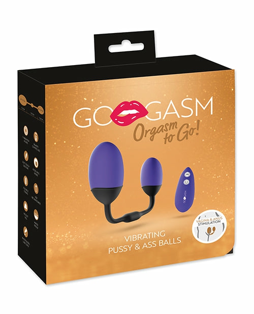 Gogasm Purple Vibrating Balls – Enchanting Pleasure Awaits Anal Vibrators