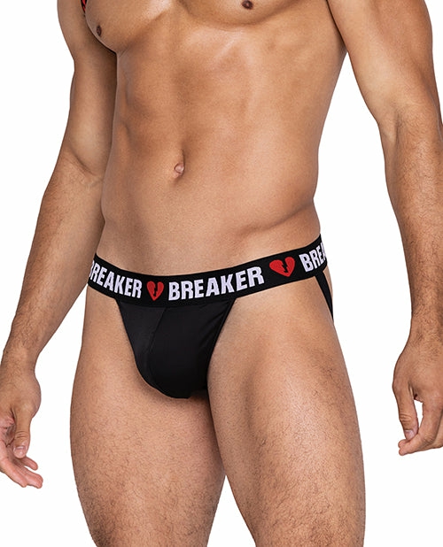 Heartbreaker Jockstrap In Empowering Black & Red Design Lingerie