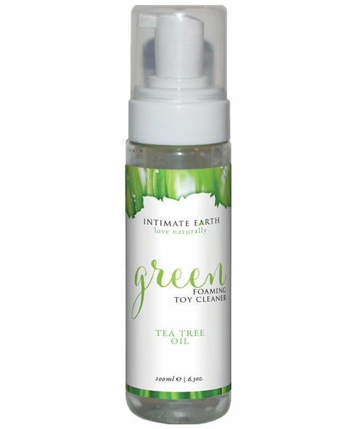 Intimate Earth Green Tea Tree Oil Foaming Toy Cleaner Bondage - Bdsm