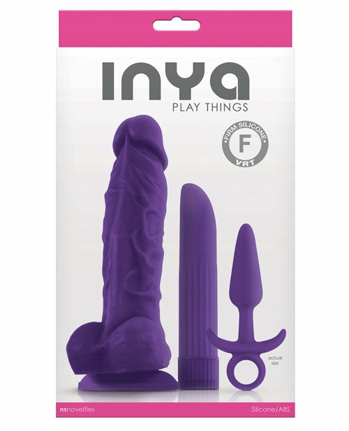 Inya Pleasure Trio Set: Unleash Your Desires Dongs & Dildos