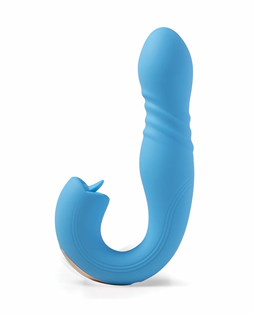 Joi Thrust Dual Stimulation Vibrator In Blue – Ignite Your Senses Clitoral Vibrators