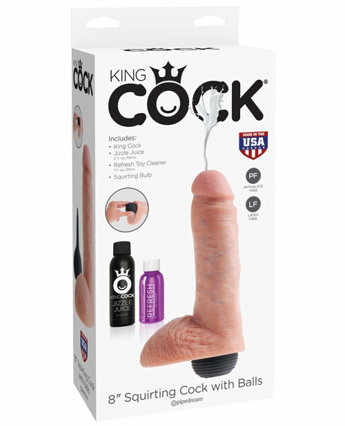 King Cock 8″ Squirting Dildo – Your Gateway To Unforgettable Pleasure Dongs & Dildos