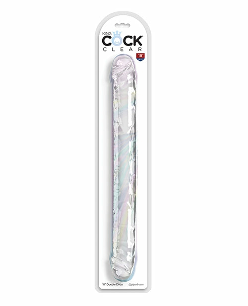 King Cock Clear 18″ Double Dildo – Twin Temptation Awaits Dongs & Dildos