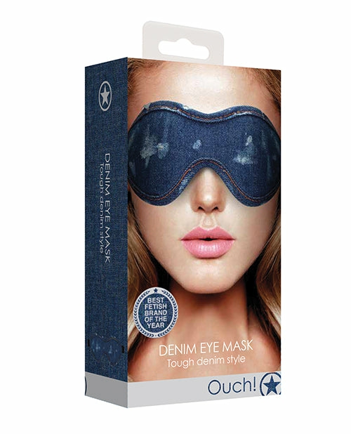 Luxurious Shots Denim Eye Mask Blindfolds & Gags