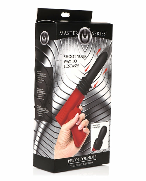 Master Series Thrusting Pistola Vibrator: Dual Action Delight Rabbit Vibrators