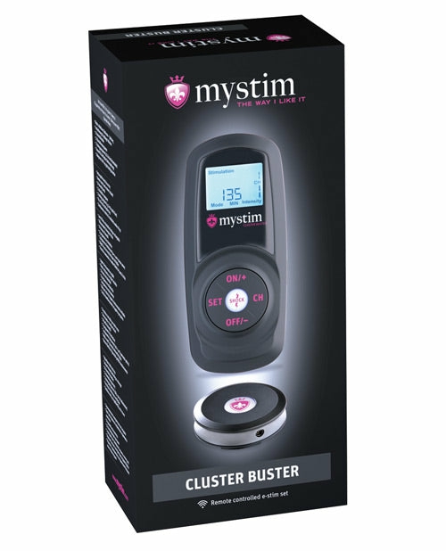 Mystim Cluster Buster Wireless Estim Starter Kit: Elevate Your Pleasure Bondage - Bdsm