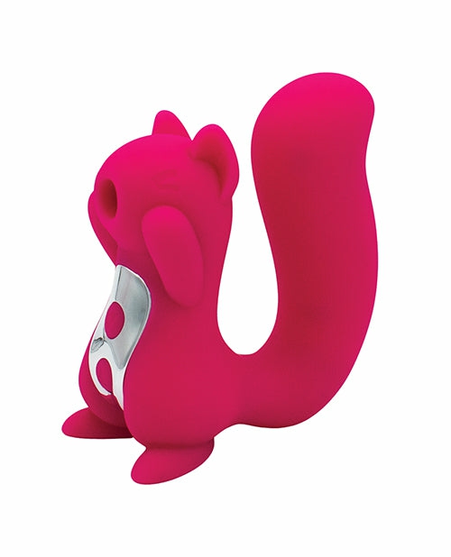 Natalie’S Toy Box Screaming Squirrel – Red Dual Air Pulse & Vibration Toy G-Spot Vibrators