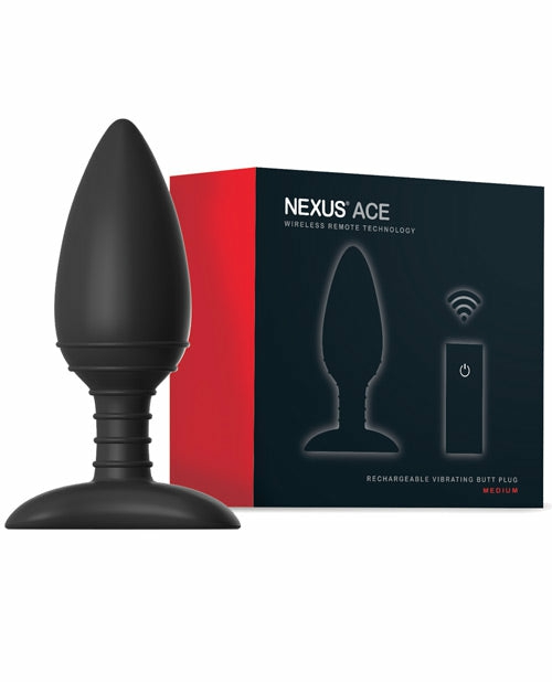 Nexus Ace Remote Control Butt Plug Medium – Indulge In Luxury And Intimacy Anal Vibrators