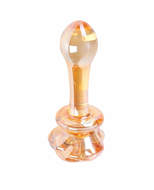 Nobu Honey Rosebud – Amber Glass Gem Dongs & Dildos