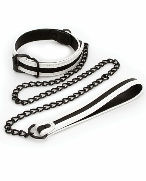 Ns Novelties Glo Bondage Collar & Leash: A Symphony Of Seductive Glow Bondage - Bdsm