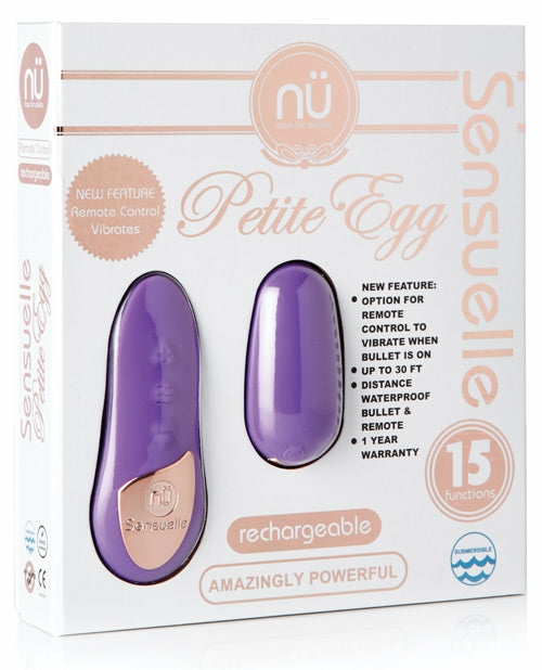 Nu Sensuelle Remote Control Petite Egg – 15 Function: A Symphony Of Pleasure Bullet Vibrators