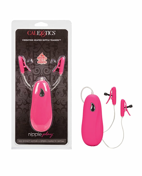 Pink Nipple Play Vibrating Heated Nipple Teasers Bondage - Bdsm