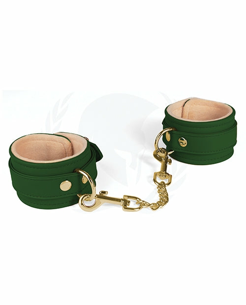 Plush-Lined Pu Wrist Cuffs: A Touch Of Elegance And Desire Bondage - Bdsm