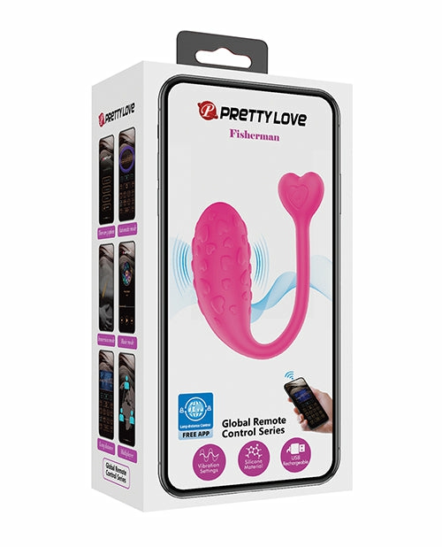 Pretty Love Fisherman Vibrating Egg – Hot Pink: A Discreet Delight Clitoral Vibrators