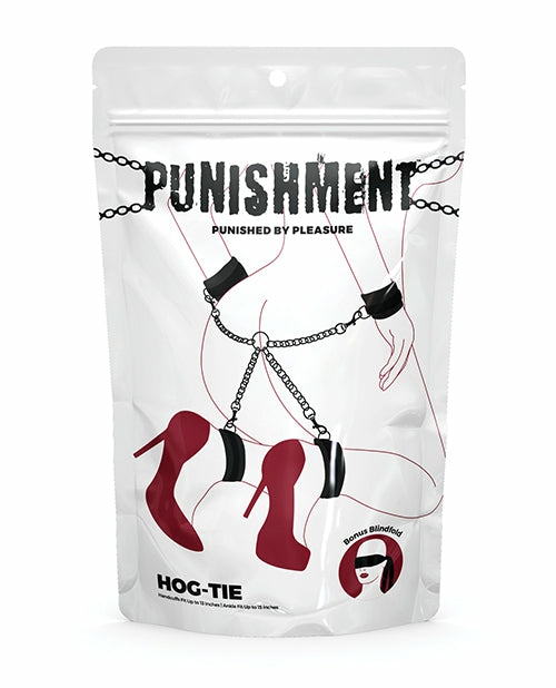 Punishment Hog-Tie Set: Surrender To Pleasure Bondage - Bdsm