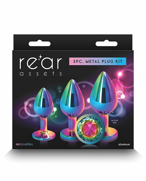 Rear Assets Rainbow Gem Anal Trainer Kit Dongs & Dildos