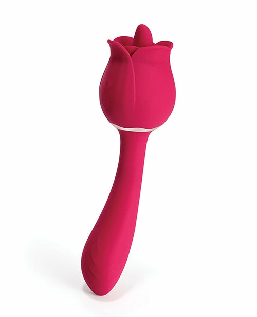 Rhea Rose 2-In-1 Vibrator – Passion Unleashed In Red Clitoral Vibrators