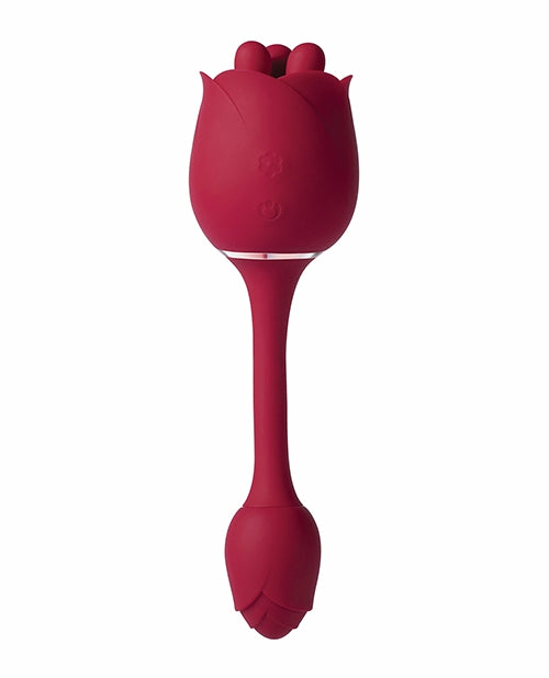 Roseann Red Double Ended Rose Vibrator – Unleash Your Desires Dongs & Dildos