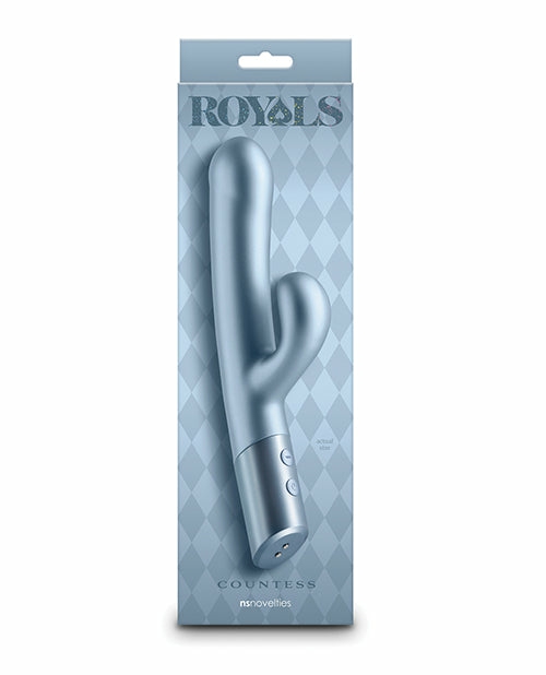 Royals Countess – Metallic Seafoam Luxury Vibrator Rabbit Vibrators