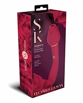 Secret Kisses Rosegasm Twosome: The Ultimate Dual-Ended Pleasure Experience Clitoral Vibrators