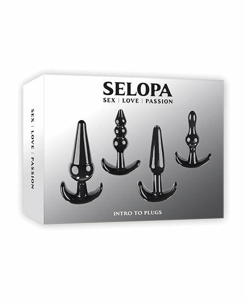 Selopa Black Intro To Plugs Kit: A Journey To Pleasure Dongs & Dildos