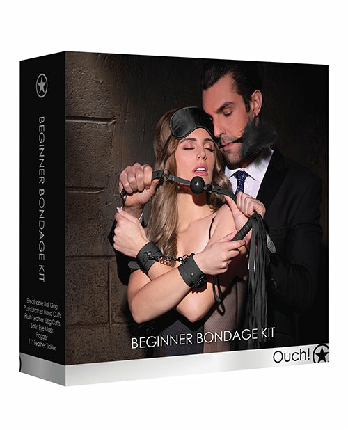 Shots Ouch Beginners Bondage Kit: Ultimate Intimacy Adventure Bondage - Bdsm